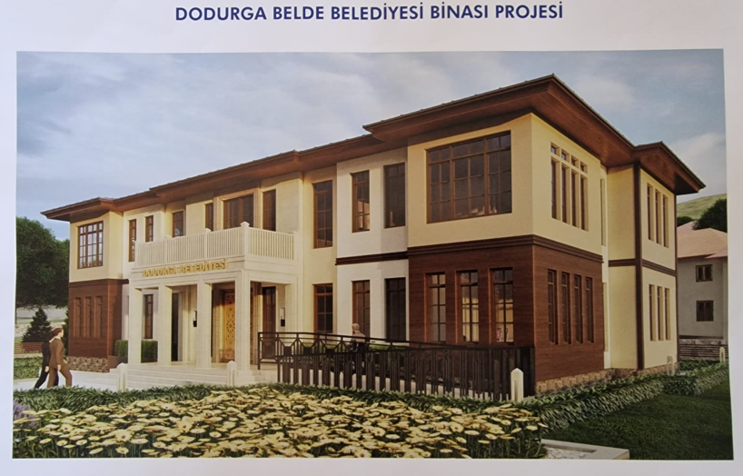 Dodurga Belediyesi Yeni Hizmet binasının &ccedil;alışmaları başlamıştır.