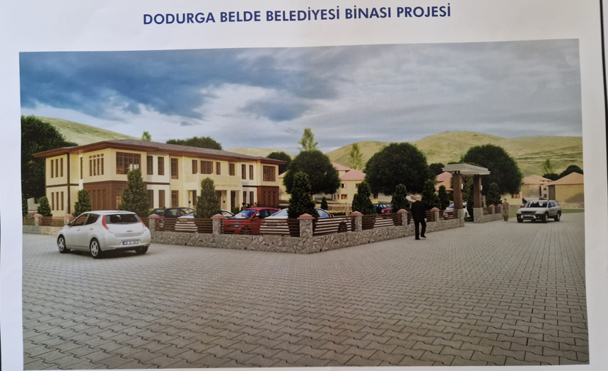 Dodurga Belediyesi Yeni Hizmet binasının &ccedil;alışmaları başlamıştır.