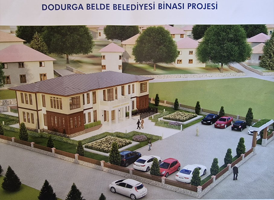 Dodurga Belediyesi Yeni Hizmet binasının &ccedil;alışmaları başlamıştır.