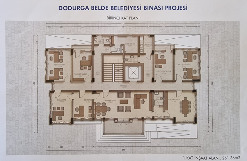 Dodurga Belediyesi Yeni Hizmet binasının &ccedil;alışmaları başlamıştır.